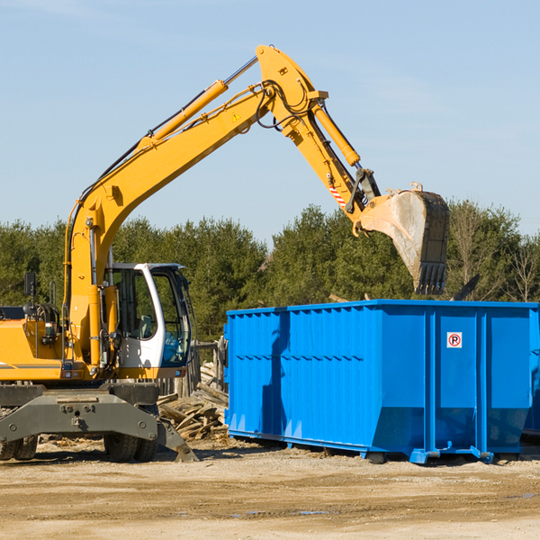 are there any restrictions on where a residential dumpster can be placed in Rosita TX